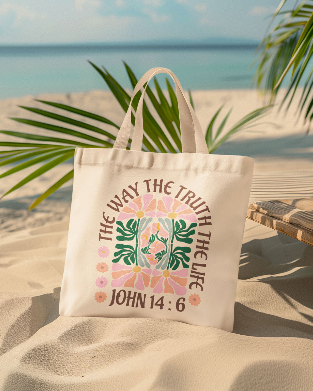 The Way, The Truth, The Life - John 14:6 Heavy Canvas Tote Bag