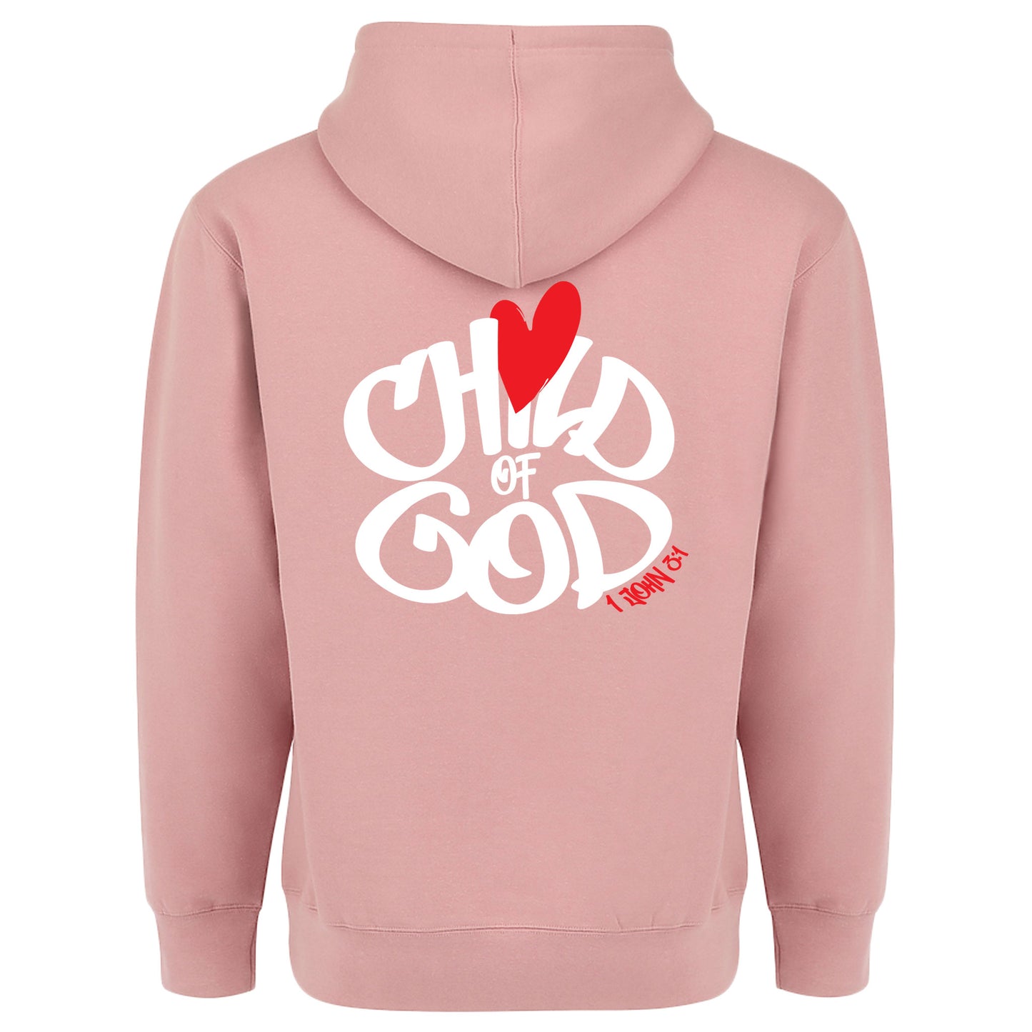 Child of God Graffiti Hoodie – Christian Streetwear | 9oz Fleece Faith Hoodie | 1 John 3:1 Bible Verse