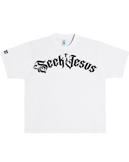 Seek Jesus Oversized Tee – Bold Faith Streetwear